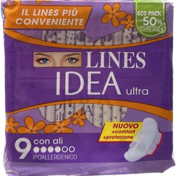 Assorbenti Lines Idea Ultra con Ali x9