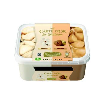 GELATO CARTE D'OR KG.1 VANIGLIA/NOCCIOLA